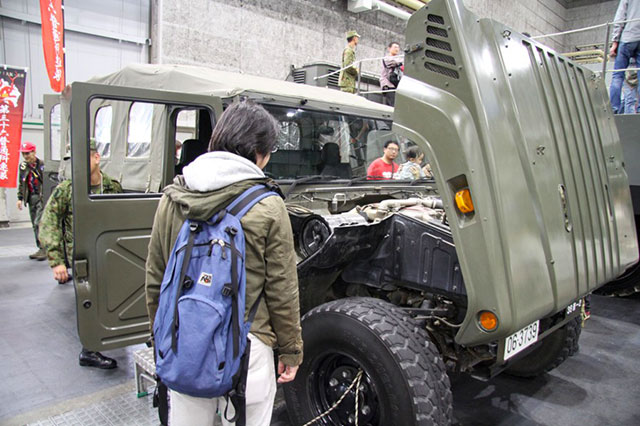 2025おおさかホビーフェス 自衛隊の特別車両が登場！